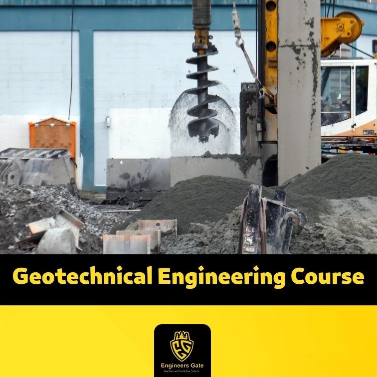 كورس إعداد مهندس جيوتيكنيكال Geotechnical Engineering Course